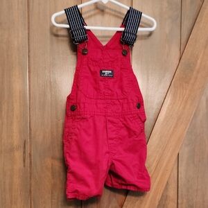 OshKosh B'gosh Cherry Red Kids Overalls